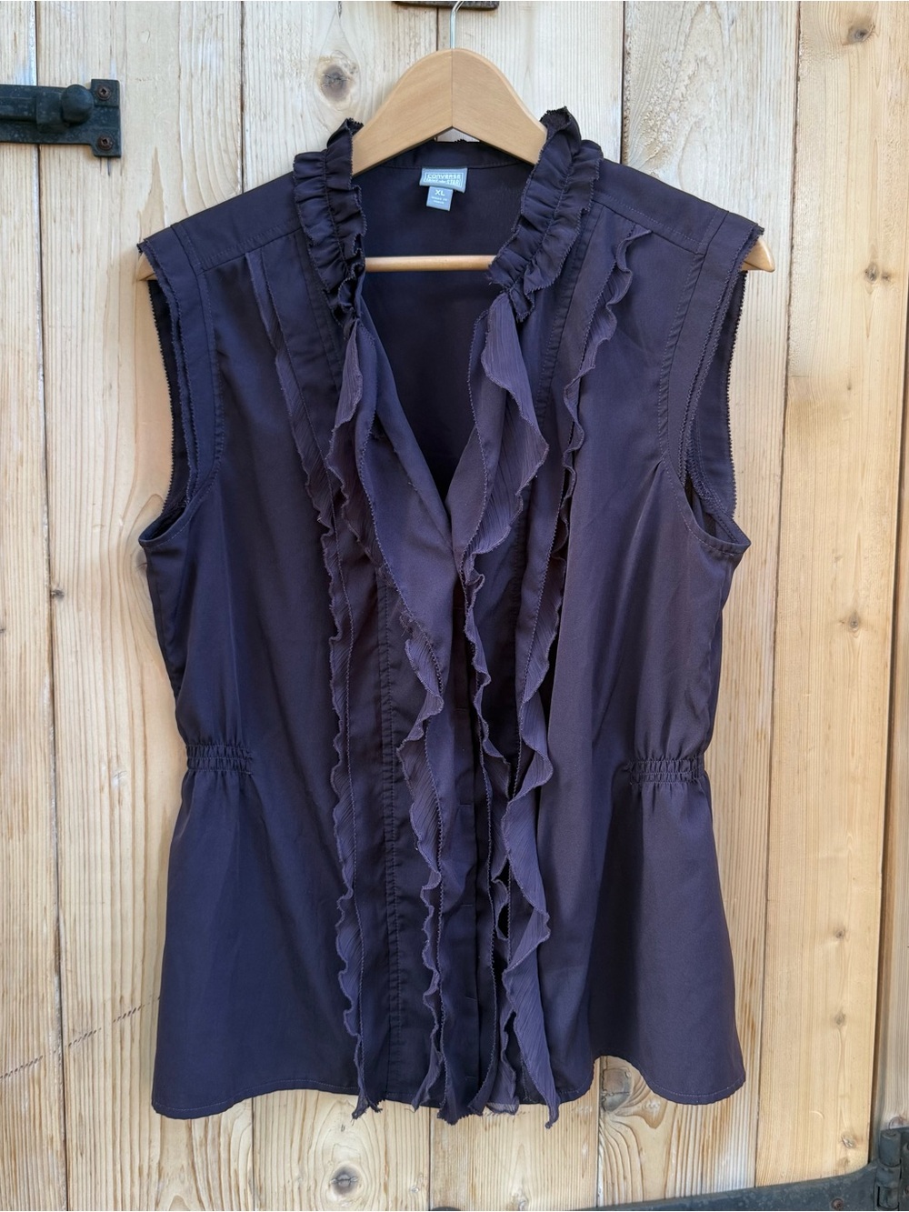 Converse Blouse Sleeveless Top Purple Women’s Size XL